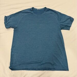 Lululemon Blue Metal Vent T-Shirt
